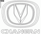 Λογότυπο της Changan, Chang'an Automobile Group, κινεζική δημόσια εταιρεία, κατασκευαστής των αυτοκινήτων