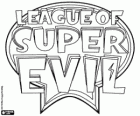 Αρχικό λογότυπο της League of Super Evil στα αγγλικά