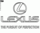 Λογότυπο της Lexus, ιαπωνικό πολυτελές αυτοκίνητο μάρκας