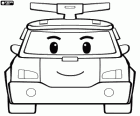 Robocar Poli μετατραπεί σε αυτοκίνητο της αστυνομίας