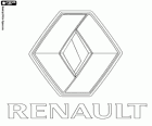 Λογότυπο της Renault. Γαλλικά αυτοκίνητα μάρκας