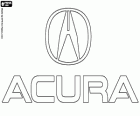 Λογότυπο της Acura. Honda μάρκα αυτοκινήτων πολυτελείας