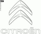 Λογότυπο της Citroën. Γάλλος κατασκευαστής αυτοκινήτων