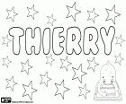 Thierry, όνομα της γερμανικής προέλευσης, η γαλλική ονομασία. Προέρχεται από το Latinized γερμανικές όνομα Theodoricus