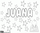 Juana, γυναικεία μορφή της Juan, Ιωάννης στα ισπανικά. Το υποκοριστικό της Juana είναι Juanita