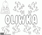Oliwka, όνομα για κορίτσι, υποκοριστικό του Oliwia