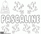 Pascaline, γαλλικό όνομα για τα κορίτσια. Pascaline, παραλλαγή του Pascale, θηλυκή μορφή του Pascal. Όλα αυτά είναι τα ονόματα που προέρχεται από το λατινικό Πασχάλη που σημαίνει Πάσχα, που σχετίζονται με το Πάσχα
