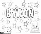 Byron ανδρικό όνομα αγγλικής προέλευσης. Byron είναι επίσης ένα αγγλικό επώνυμο