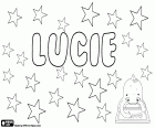 Lucie, θηλυκό όνομα στα γαλλικά και στα τσεχικά. Lucie, προέρχεται από το λατινικό όνομα Λουκία, που προέρχεται από το lux, η σημασία του είναι φως