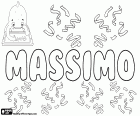Massimo, ιταλικό όνομα για αγόρι, που προέρχεται από το λατινικό Maximus, η έννοια είναι το καλύτερο, το μεγαλύτερο