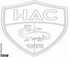 Το σήμα της Λε Αβρ Ατλετίκ Κλαμπ, Χάβρη ΑΚ, Le Havre Athletic Club, γνωστό ως το Havre AC ή Le HAC, ποδοσφαιρική ομάδα που βασίζεται στη Χάβρη, Νορμανδία πόλη με την ακτή της Μάγχης, στα βορειοδυτικά της Γαλλίας