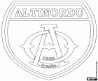 Λογότυπο της Altınordu Futbol Kulübü, ποδοσφαιρική ομάδα της μητροπολιτικής παράκτια πόλη της δυτικής Ανατολίας, πρωτεύουσα του Izmir στην περιοχή του Αιγαίου