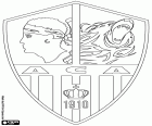 Λογότυπο Αθλέτικ Κλαμπ Αζαξιό, ΑΚ Αζαξιό ή Athletic Club Aiacciu, στην Κορσικανική γλώσσα, λέσχη ποδοσφαίρου για την πόλη του Ajaccio, πρωτεύουσα της Κορσικής