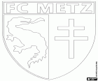 Το σήμα της Φουτμπόλ Κλαμπ ντε Μετς, Football Club de Metz, ποδοσφαιρική ομάδα με έδρα την πόλη του Μετς στη βορειοανατολική Γαλλία. Μετς ήταν η πρωτεύουσα της Λωρραίνης, η αρχαία περιοχή, σήμερα είναι το κεφάλαιο του τμήματος Μοζέλλα