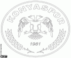 Έμβλημα της Κόνιασπορ, Atiker Konyaspor Kulübü, αθλητικό σωματείο με έδρα στο Ικόνιο, μεγάλη πόλη της περιοχής της κεντρικής Ανατολίας και πρωτεύουσα της επαρχίας του ίδιου ονόματος