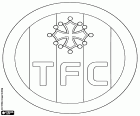 Έμβλημα της Τουλούζ ΦΚ, ΤΦΚ, Toulouse Football Club, ποδοσφαιρική ομάδα που βασίζεται στην Τουλούζη, πόλη στη Νότια Γαλλία και κεφάλαιο του τμήματος Haute-Garonne