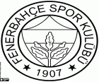 Το σήμα της Φενερμπαχτσέ Σπορ Κουλουμπού, Fenerbahçe Spor Kulübü, αθλητικό σωματείο με έδρα σε Καντίκιοϊ, μια περιοχή, στην ασιατική πλευρά της Κωνσταντινούπολης με την ακτή στη θάλασσα του Μαρμαρά