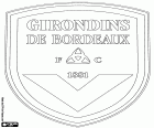 Λογότυπο της Ζιροντέν Μπορντό, Football Club des Girondins de Bordeaux, ποδοσφαιρική ομάδα με έδρα την Μπορντό, πόλη στα νοτιοδυτικά της Γαλλίας και πρωτεύουσα της περιοχής της Ακουιτανίας