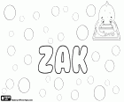 Zak, παραλλαγή του Zac, Zack και Zach, όνομα για αγόρι σε γαλλικές λέξεις αγγλικής, εβραϊκής προέλευσης όνομα ως Ζαχαρία ή Ζαχαριας, ένα αρσενικό όνομα δημοφιλής στη Μάλτα