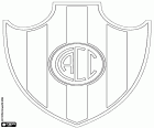Έμβλημα του Club Atlético Central Córdoba, γνωστός με το ψευδώνυμο του Λος Ferroviarios, τους σιδηροδρομικούς, ποδοσφαιρική ομάδα που βασίζεται στο Σαντιάγκο ντελ Εστερο, πόλη στο βόρειο τμήμα της Αργεντινής και πρωτεύουσα της επαρχίας Σαντιάγκο ντελ Εστερο