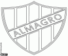 Ασπίδα του Κλουμπ Αλμάγρο, Club Almagro, ποδοσφαιρική ομάδα που βασίζεται σε Αλμάγρο, μια γειτονιά της Αργεντινής πρωτεύουσα, Μπουένος Άιρες