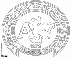 Το σήμα του Associação Chapecoense de Futebol, ποδοσφαιρική ομάδα με έδρα την Chapecó, πόλη στο εσωτερικό του την κατάσταση της Σάντα Καταρίνα, που βρίσκεται πάνω από 600 χιλιόμετρα δυτικά της Φλοριανόπολις
