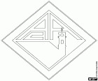 Το σήμα της Ασοσιασάο Ακαδέμικα δε Κοΐμπρα, Associação Académica de Coimbra, ποδοσφαιρική ομάδα που βασίζεται σε Κοΐμπρα, ιστορική πόλη στις όχθες του ποταμού Mondego, διάσημη για το Πανεπιστήμιο και την πρωτεύουσα της επαρχίας της Κοΐμπρα, στην περιφέρεια Σέντρο της Πορτογαλίας