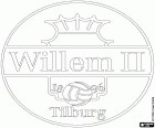 Το λογότυπο του Βίλεμ ΙΙ, Willem II Tilburg, ποδοσφαιρική ομάδα που βασίζεται στο Τίλμπουρχ, πόλη του Νότου της Ολλανδίας, για την επαρχία του Βόρεια Βραβάντη. Ο βασιλιάς Γουλιέλμος Β΄ ήταν μεγάλος ευεργέτης του η πόλη του Τίλμπουρχ και το όνομα της η λέσχη ποδοσφαίρου είναι προς τιμήν του