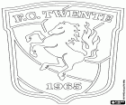 Το σήμα του ΦΚ Τβέντε, Football Club Twente, ποδοσφαιρική ομάδα με έδρα στο Enschede, πόλη κοντά στα σύνορα με τη Γερμανία, στην επαρχία Overijssel, στην κεντρική-ανατολική περιοχή της Ολλανδίας