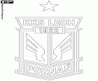 Έμβλημα της KKS Λεχ Πόζναν, Kolejowy Klub Sportowy Lech Poznaň SA, ποδοσφαιρική ομάδα που βασίζεται στο Πόζναν, πόλη στις όχθες του ποταμού Βάρτα στη Δυτική-κεντρική Πολωνία και η πρωτεύουσα της η Βιελκοπόλσκιε Βοϊβοδάτο. Πόζναν: είναι μία από τις αρχαιότερες πόλεις της χώρας