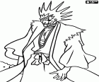 Kenpachi Zaraki, ένα χαρακτήρα από τη Bleach, ένα ισχυρό και επιβλητικό Shinigami, μια ψυχή που μάχεται εναντίον του Hollows στον πραγματικό κόσμο