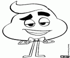 Poop, Κακά, ένα κομψό emoji με ένα παπιγιόν, ένα χαρακτήρα στην ταινία του Emoji