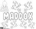 Maddox, ανδρικό όνομα αγγλικής προέλευσης, που προέρχονται από την ουαλική επίθετο που σημαίνει «γιος της Madoc»