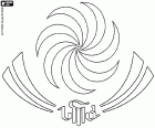 Το λογότυπο της εθνικής γεωργιανής ομάδας ράγκμπι, γνωστή ως "ο Λέλος και η Μπορτζγκαλίμπι", που σημαίνει ότι οι άντρες του Μπορτζκάλι. Το μποτζκάλι είναι το γεωργιανό σύμβολο του ήλιου και το επίσημο σύμβολο της γεωργίας
