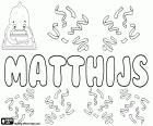 Matthijs, παραλλαγή Mathijs και Matthias, ολλανδικό αρσενικό όνομα, που προέρχεται από το ελληνικό όνομα της βιβλικής προέλευσης Matthias
