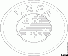 Το λογότυπο της ΟΥΕΦΑ, UEFA, της Ένωσης Ευρωπαϊκών Ποδοσφαιρικών Ομοσπονδιών, Union of European Football Associations στα Αγγλικά. Η ΟΥΕΦΑ είναι η ευρωπαϊκή συνομοσπονδία εθνικών ποδοσφαιρικών ομοσπονδιών. Η έδρα της βρίσκεται στη Νιόν της Ελβετίας