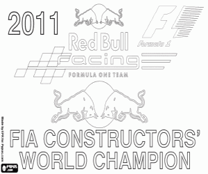 για ζωγραφική Red Bull Racing, πρωταθλητή F1 2011
