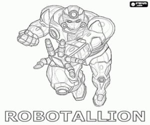 για ζωγραφική Robotallion είναι bakugan ρομπότ