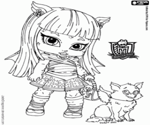 για ζωγραφική Rochelle Goyle, Monster High Baby