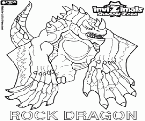 για ζωγραφική Rock Dragon, Invizimals Shadow Zone