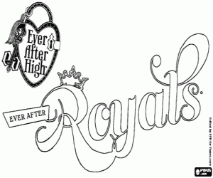 για ζωγραφική Royals λογότυπο, Ever After High