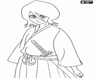 για ζωγραφική Rukia Kuchiki, χαρακτήρα της Bleach