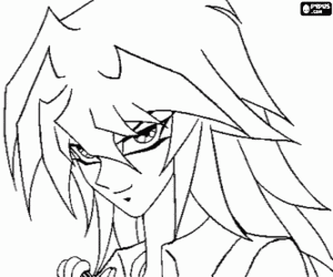 για ζωγραφική Ryo Bakura, αντίπαλος του Yugi