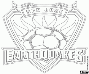 για ζωγραφική San Jose Earthquakes λογότυπο