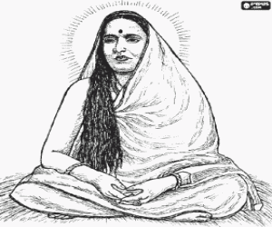 για ζωγραφική Sarada Devi, Ramakrishna