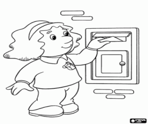 για ζωγραφική Sarah αποστολή μιας επιστολής