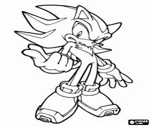 για ζωγραφική Shadow, έναν χαρακτήρα από Sonic