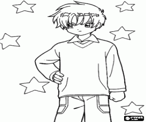 για ζωγραφική Shaoran Li, χαρακτήρα του Sakura