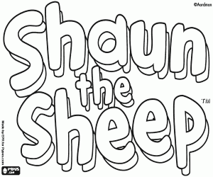 για ζωγραφική Shaun the Sheep λογότυπο