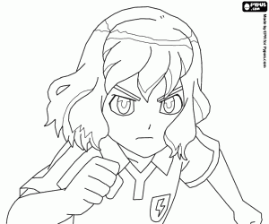 για ζωγραφική Shindou του Inazuma Eleven Go